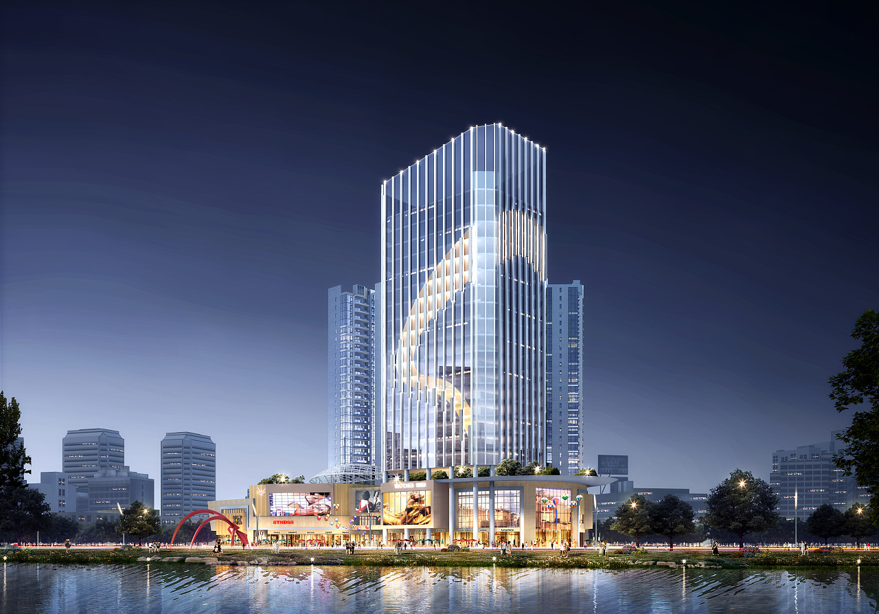 商业综合体立面设计|空间|建筑设计|哎哟哥哥cr - 原创作品 - 站酷