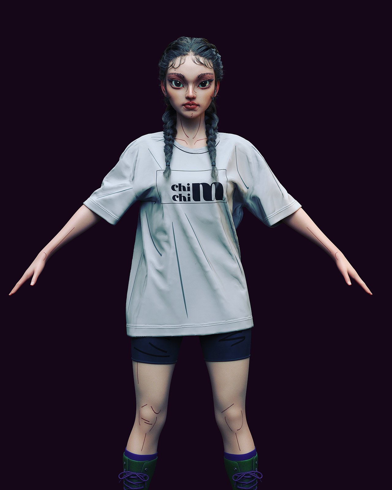 虚拟人 - Chichi M（图ZMzE1NDA4MDAw） - 动画/影视 - 站酷设计师CCJ_IDEA原创素材 - 站酷ZCOOL