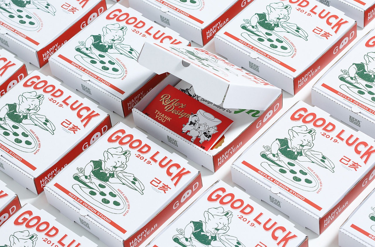 诸事大吉 - ReflexDesign 2019 new year gift（图ZMTU5NzE4NDQ4） - 包装 - 站酷设计师ReflexDesign原创素材 - 站酷ZCOOL