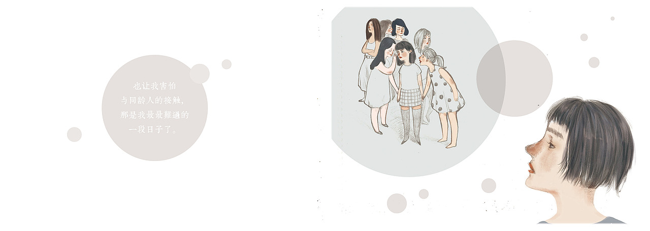 也让我害怕与同龄人的接触,
那是我最最难过的一段日子。
