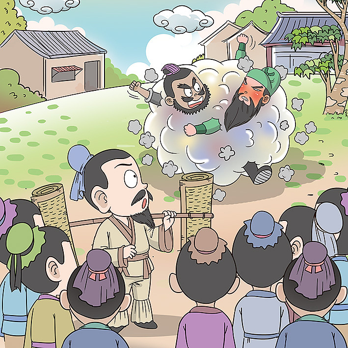 《三国》之桃园三结义小插画