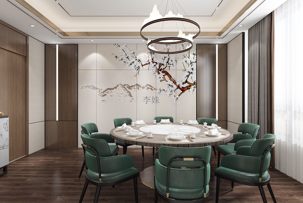 工装酒店包厢——轻奢中又有中式的古典典雅