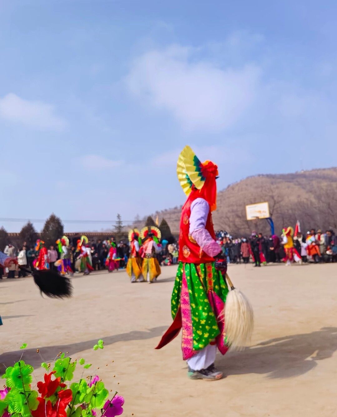 2024年民和县马营镇二社火队留影