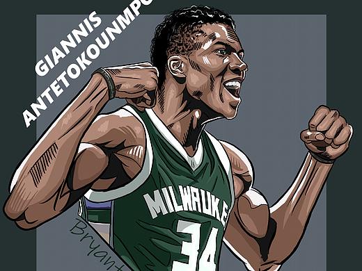 nba插画