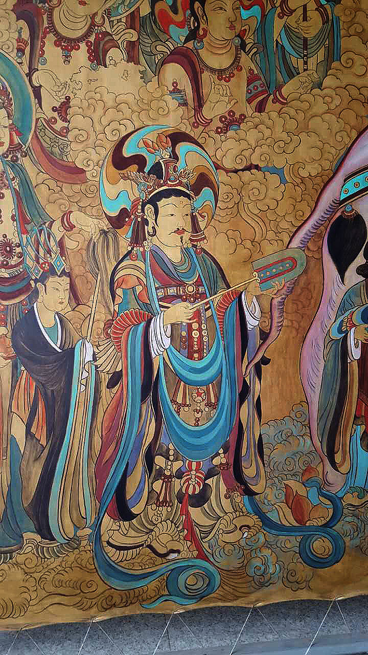 文殊变普贤变近期较大幅作品