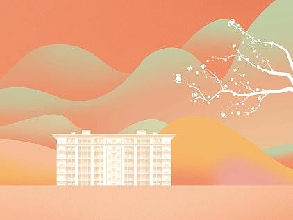 洋房地产海报