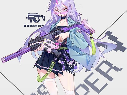 KRISS Super V（個人主頁-ZMzYxMzUwNjQ=） - 游戲原畫 - 站酷設(shè)計師火輪飛上原創(chuàng)素材 - 站酷ZCOOL