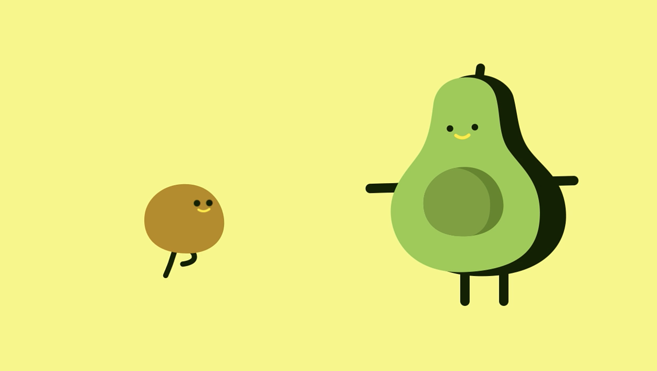 牛油果母子|动漫|动画片|安澜赛兰 - 原创作品 - 站酷 (zcool)