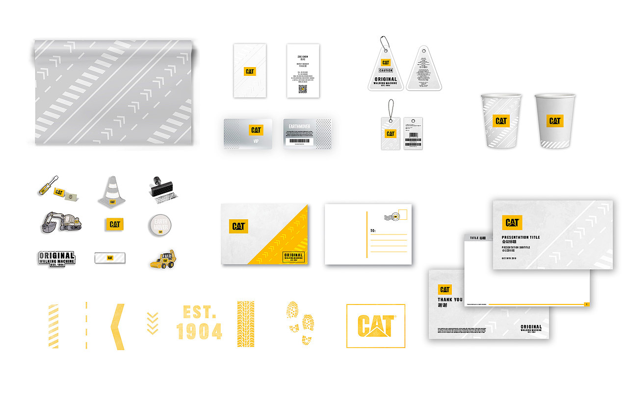 CATERPILLAR (卡特彼勒) 品牌形象升级（图ZMjA0OTA2MTky） - 家装设计 - 站酷设计师CreativeCapital原创素材 - 站酷ZCOOL