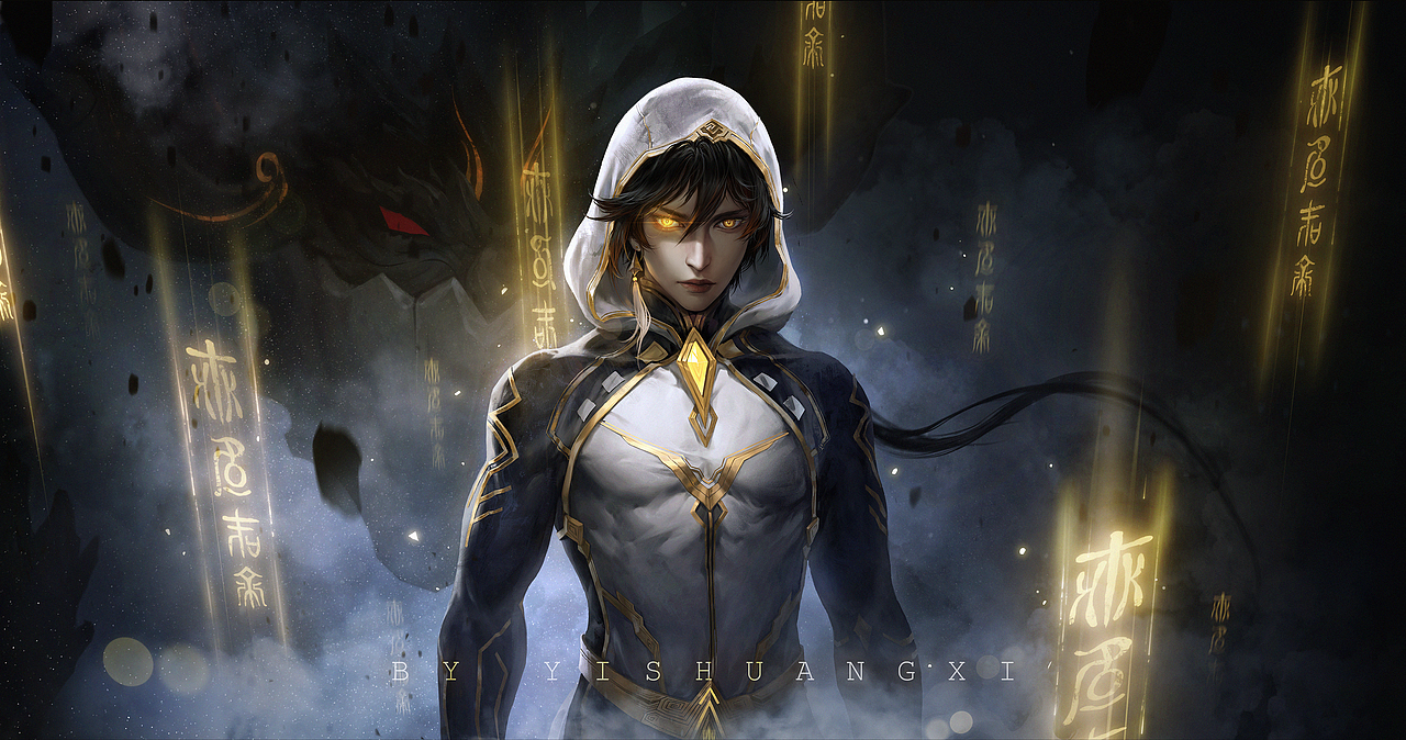 【procreate】原神神装钟离 | 厚涂 | 绘画过程|插画|创作习作|yiones