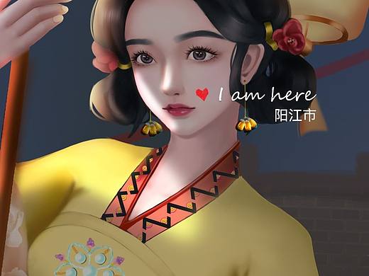 厚涂少女头像集