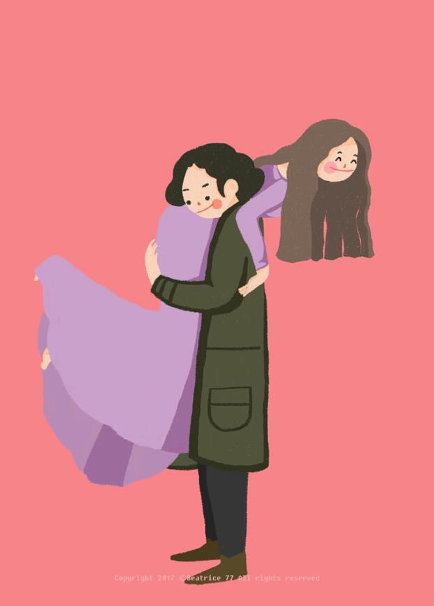 二人行（图ZOTkzNjQwNDA=） - 商业插画 - 站酷设计师Beatrice_七七原创素材 - 站酷ZCOOL