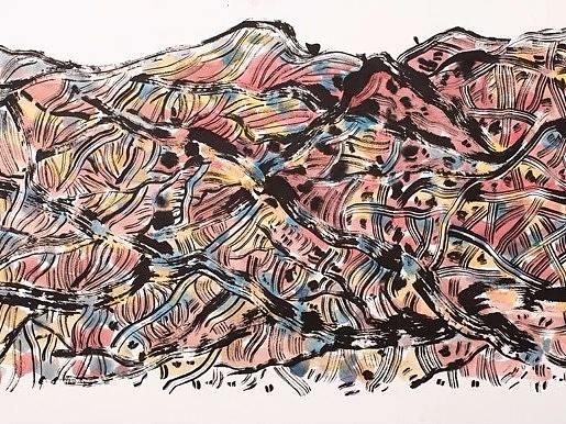 麦平水墨作品