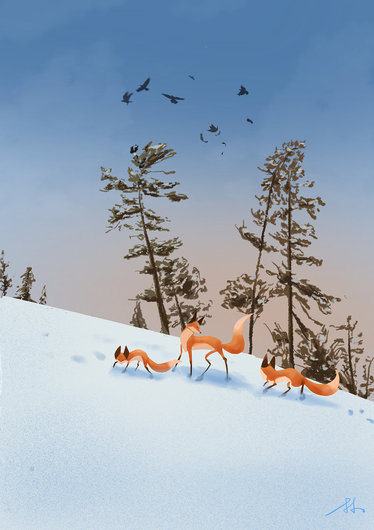 第一个九图 刚换ps画图
各种是笔试也非常不熟练 不过还是画了下去