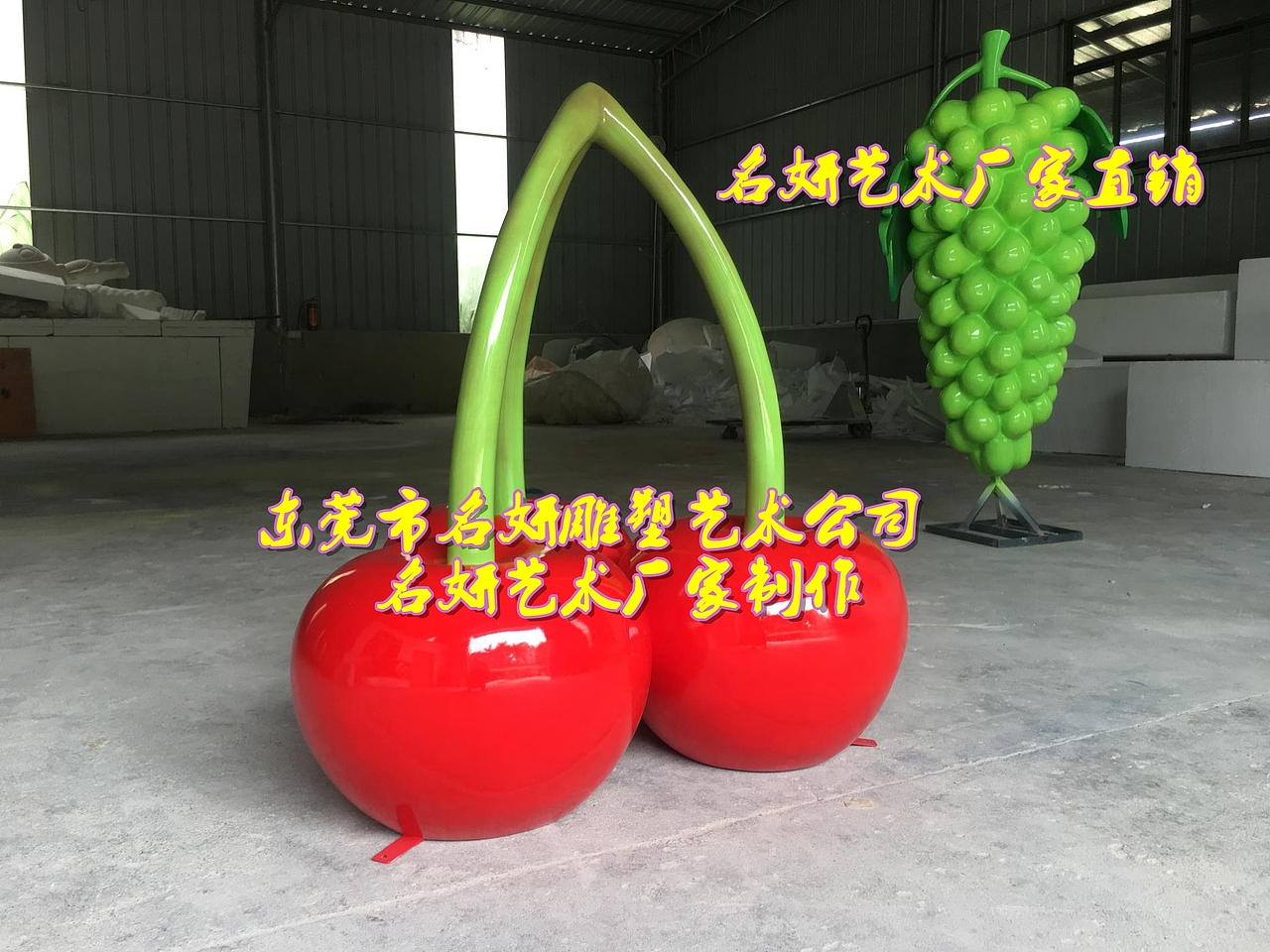 玻璃钢樱桃雕塑仿真水果造型摆件遇见桑果美味超乎想象（图ZMjEwNTAxNzY4） - 工艺品设计 - 站酷设计师艺术雕塑谢生原创素材 - 站酷ZCOOL