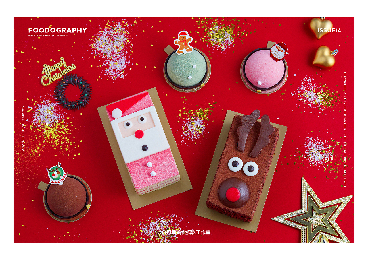 「迟来的圣诞节」香港圣安娜圣诞蛋糕（图ZMTAxNzExMzIw） - 产品摄影 - 站酷设计师Foodography原创素材 - 站酷ZCOOL