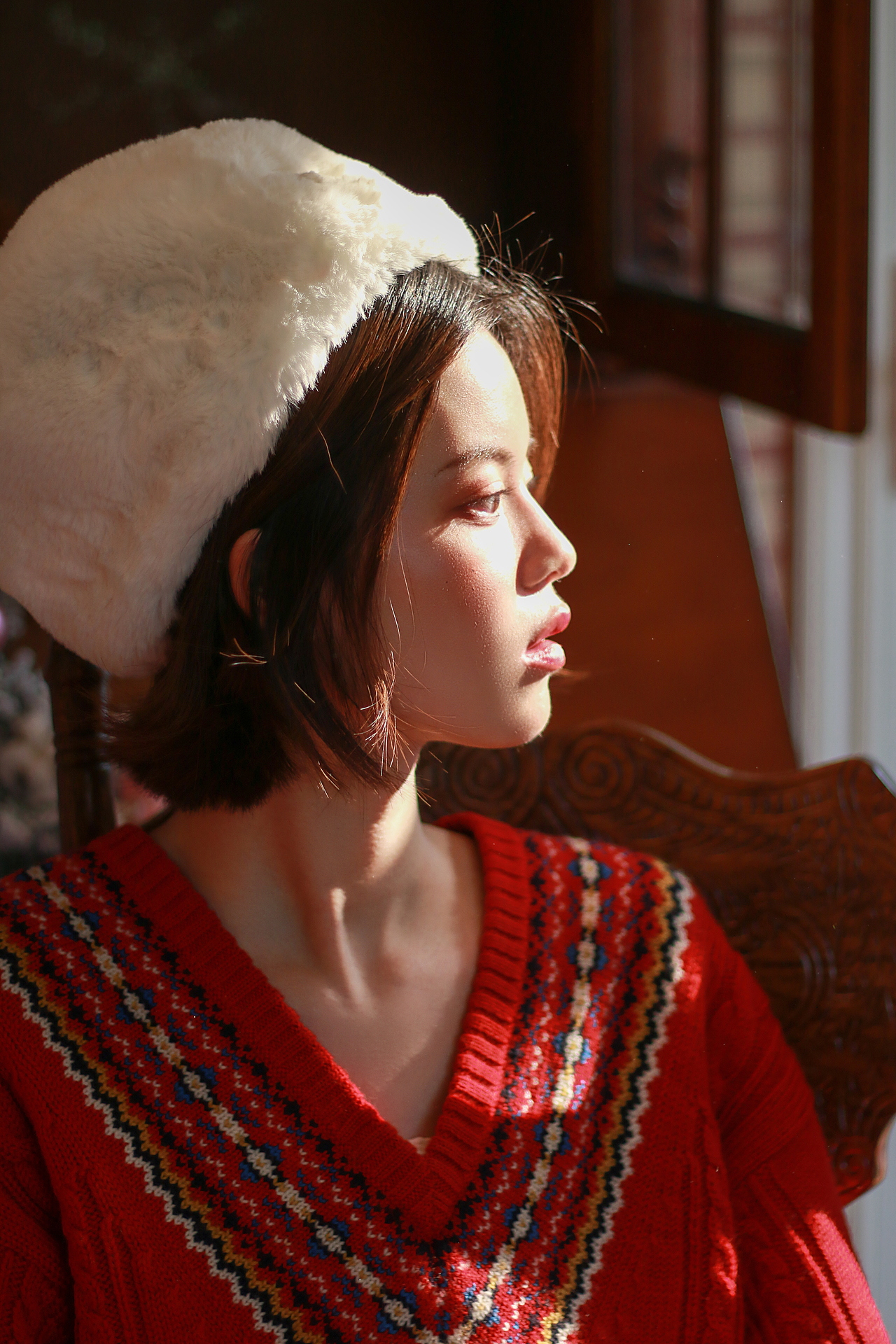 人像摄影圣诞主题