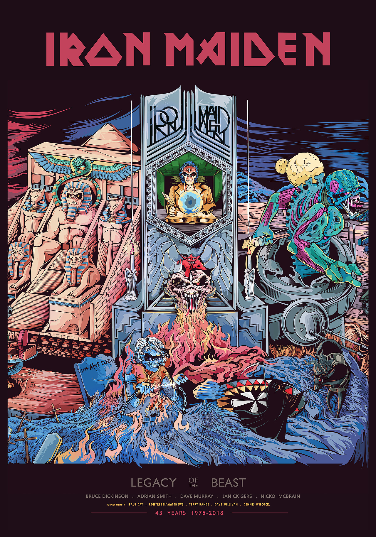 new frontier-致敬 iron maiden（图ZMTExNDQzMDQw） - 商业插画 - 站酷设计师乔治王子品牌设计原创素材 - 站酷ZCOOL