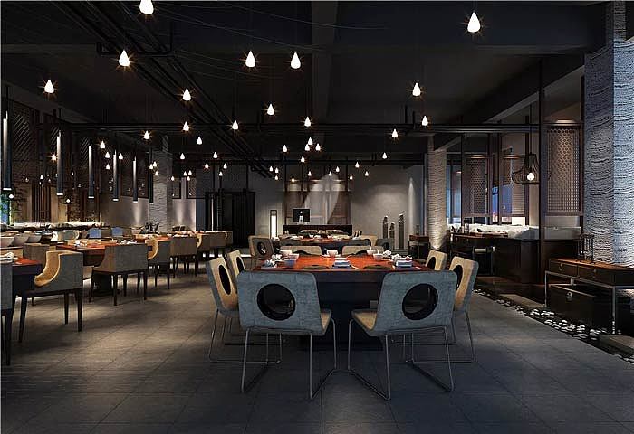 咸阳特色火锅店装修案例