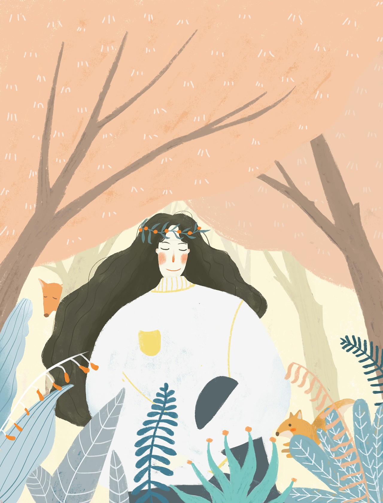 插画练习|插画|创作习作|李俊梅 - 原创作品 - 站酷 (zcool)