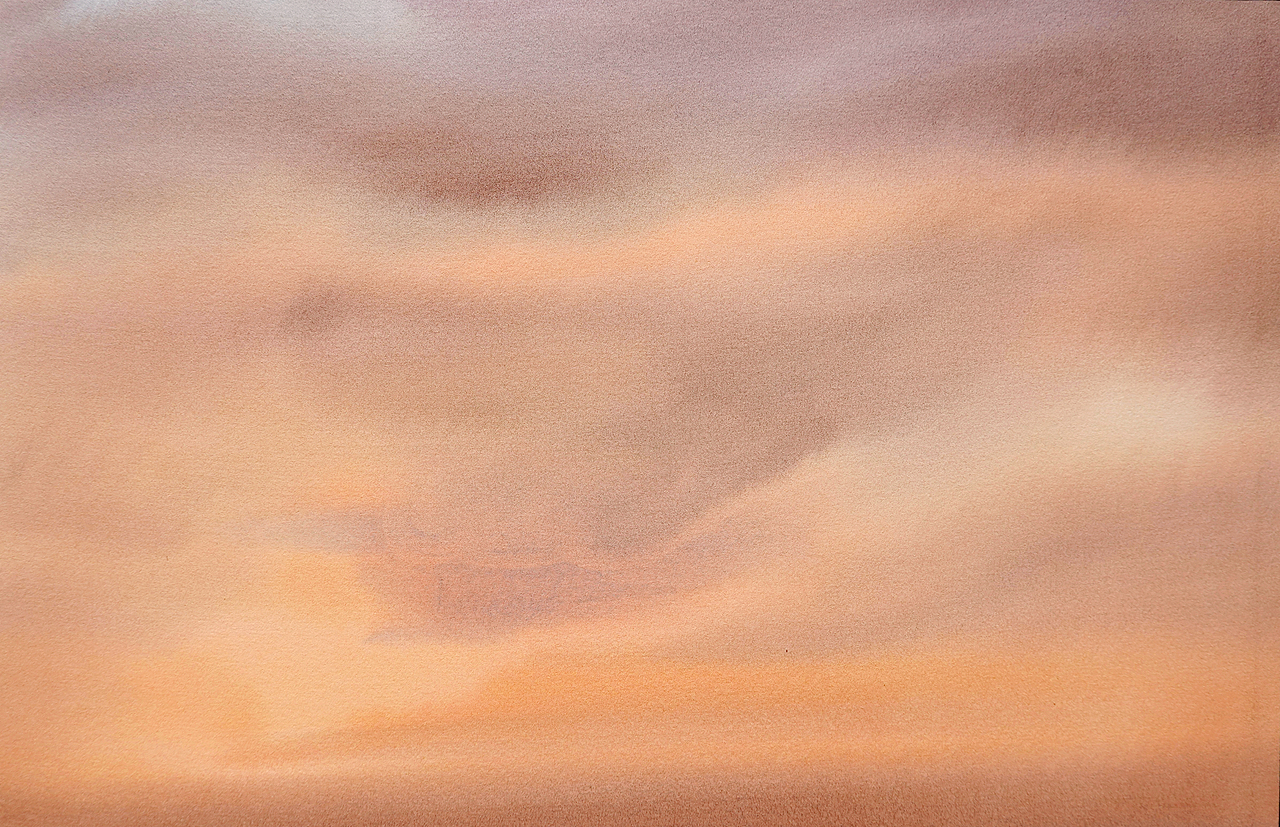 水彩画 《观 云》系列创作 1—4（图ZMzA0NDY2MzQ0） - 绘画 - 站酷设计师马儿2022原创素材 - 站酷ZCOOL