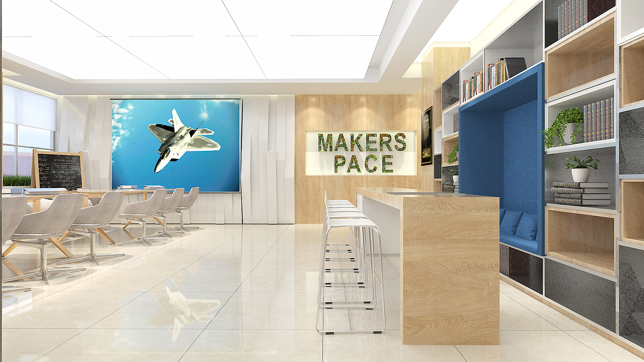 创客空间（图ZMTM0NDUyMjQw） - 建筑/空间 - 站酷设计师xxXX小宝原创素材 - 站酷ZCOOL
