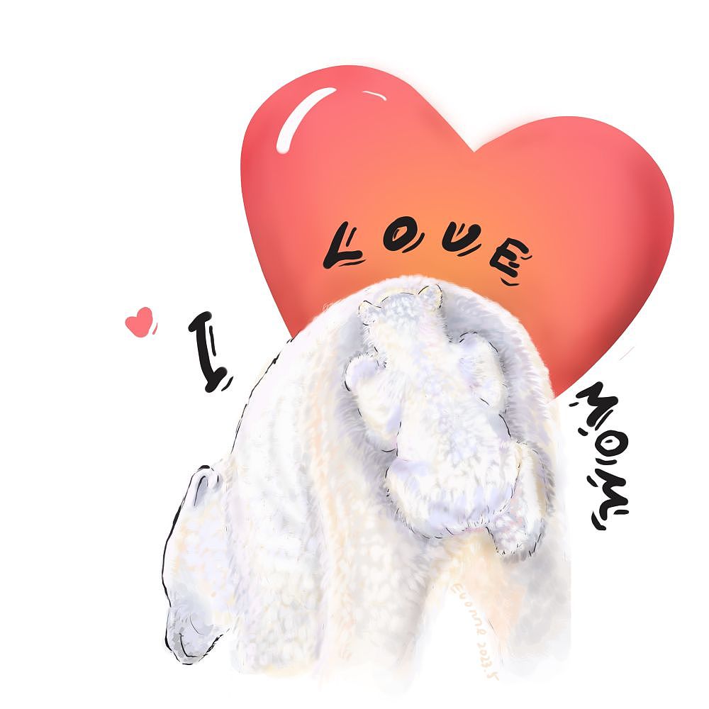 插画，母亲节快乐（图ZMzQwMTQ0Mjc2） - 儿童插画 - 站酷设计师昼夜白影原创素材 - 站酷ZCOOL