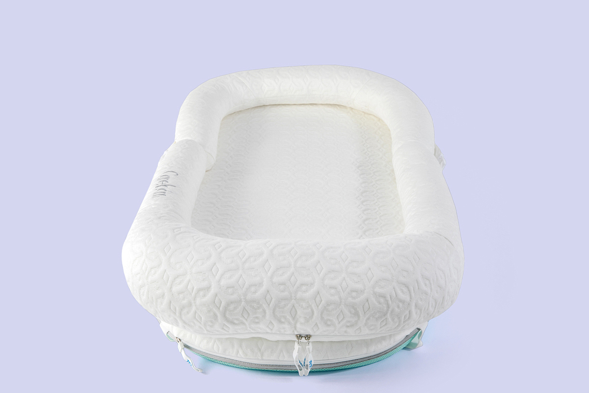 背包折叠婴儿床模特+静物拍摄