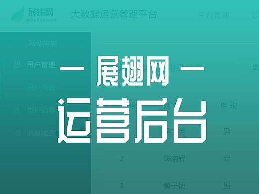 展翅网运营后台