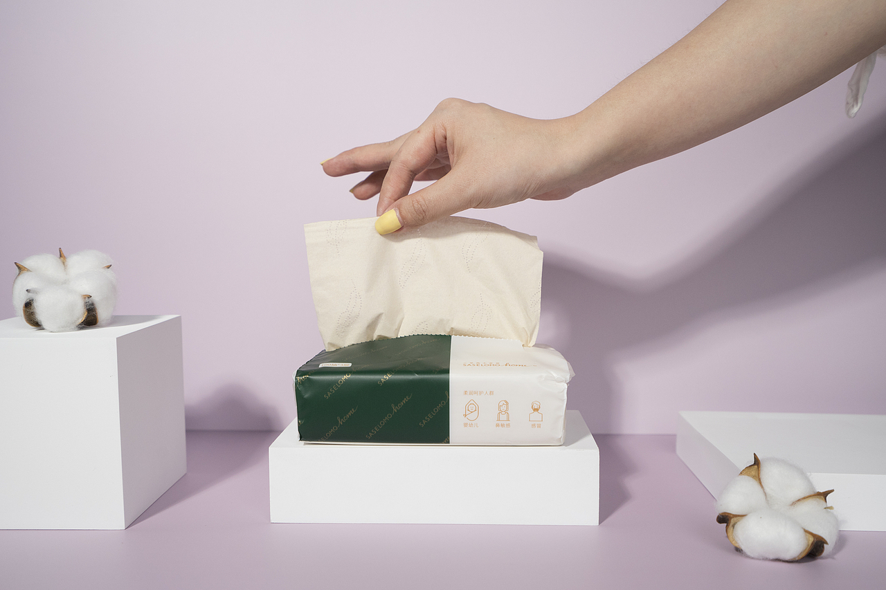 法国乳霜柔润面巾