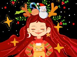 圣诞小女孩