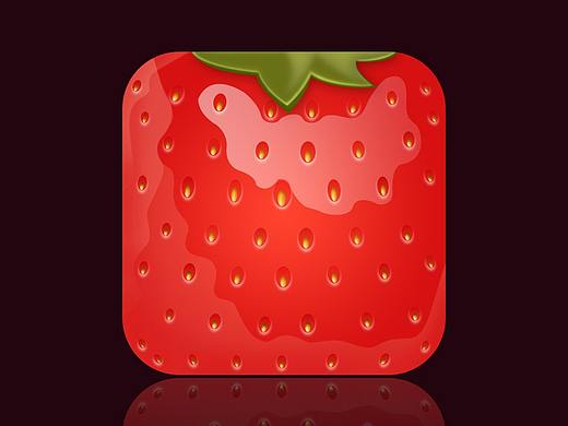 寫實(shí)圖標(biāo)-草莓（個(gè)人主頁-ZNDU2MDIxNDA=） - 圖標(biāo) - 站酷設(shè)計(jì)師三味白菜原創(chuàng)素材 - 站酷ZCOOL