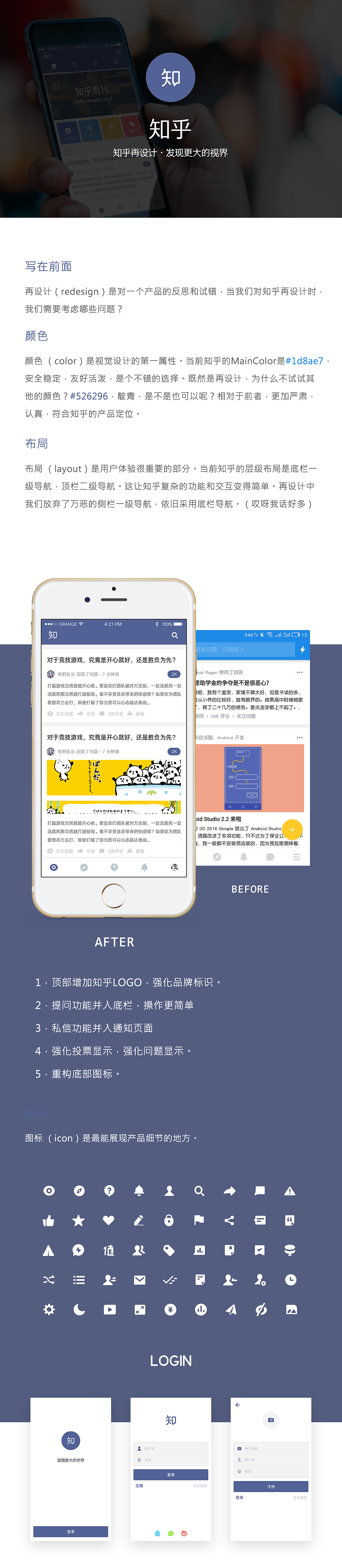 知乎Redesign（图ZNTkzNTk0MDQ=） - APP界面 - 站酷设计师RyansDesign原创素材 - 站酷ZCOOL