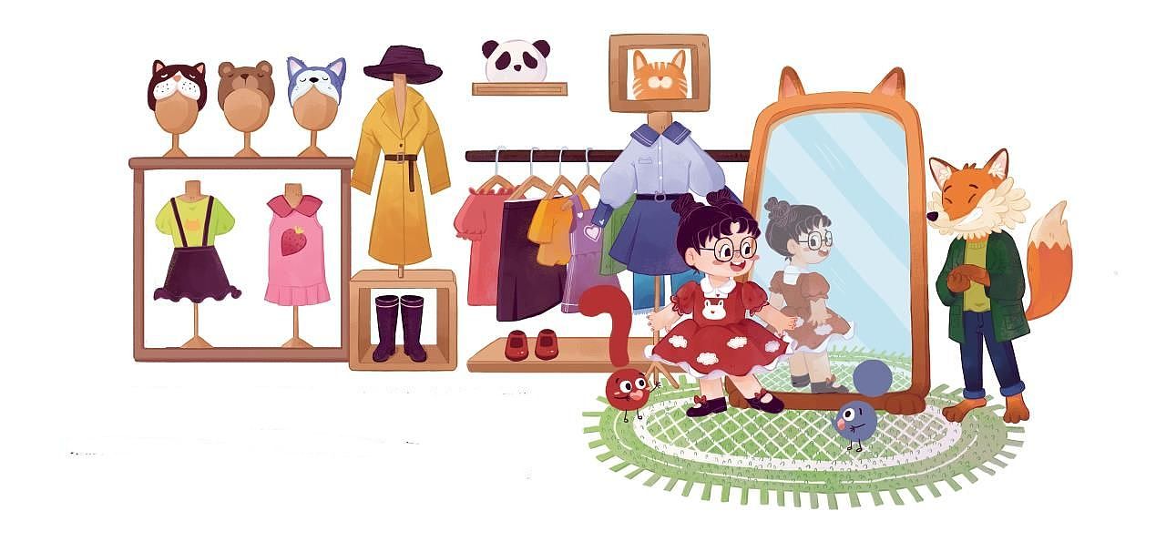 去年跟中信合作的绘本，已出版（图ZMzM5NzU4OTY0） - 儿童插画 - 站酷设计师喵吉喵吉原创素材 - 站酷ZCOOL