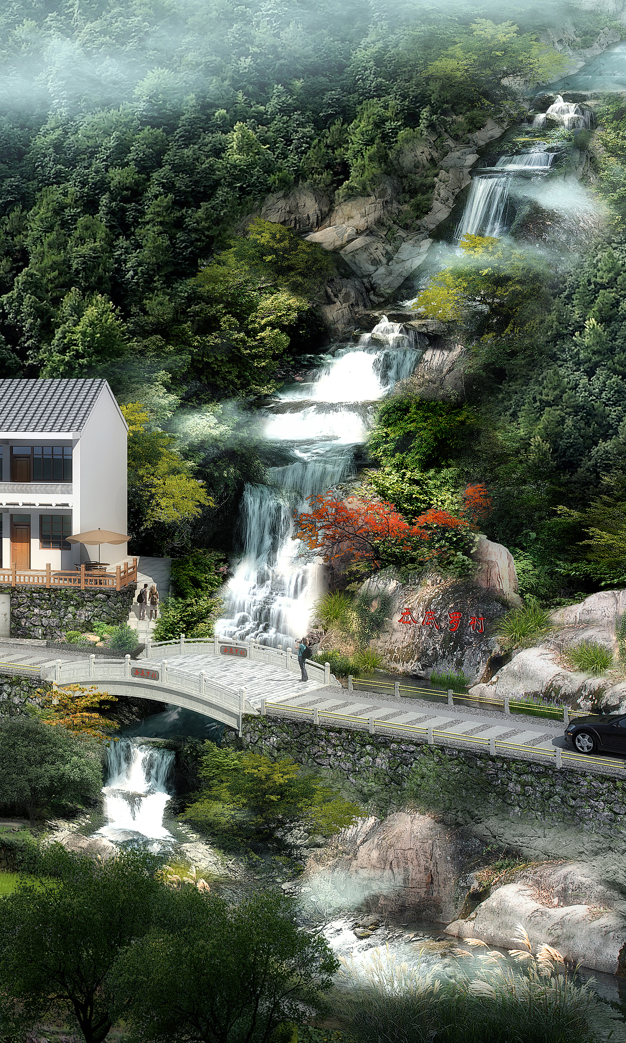 乡村振兴自然景观提升（图ZMzc0NjAzNjgw） - 景观设计 - 站酷设计师景致视觉原创素材 - 站酷ZCOOL