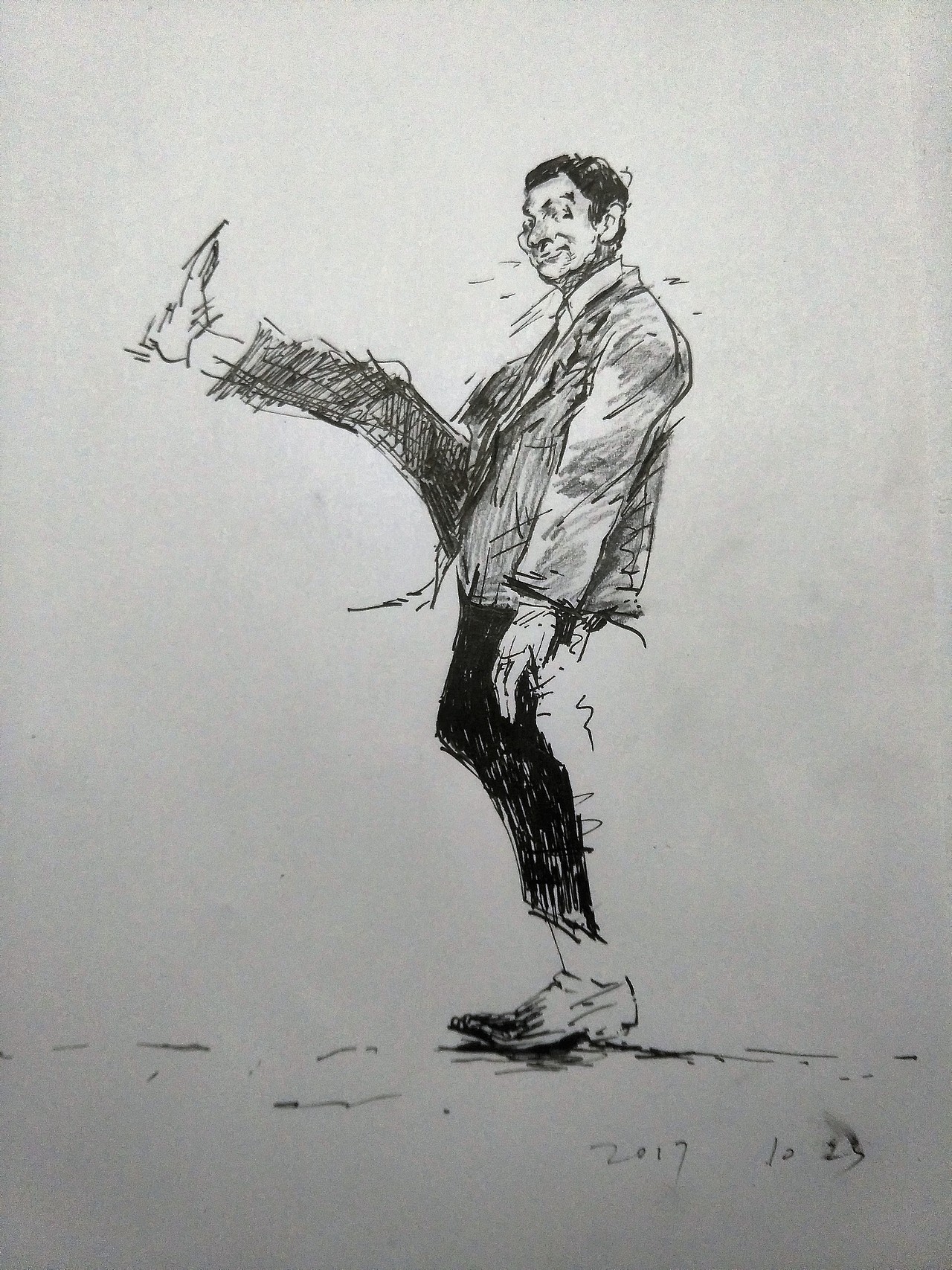 大学(3)风景速写/电影人物篇（图ZOTU0MzU4NzI=） - 绘画 - 站酷设计师额日禾木原创素材 - 站酷ZCOOL