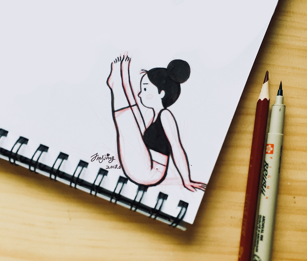 瑜伽（图ZMTE4NTY5ODgw） - 商业插画 - 站酷设计师敬敬JJ原创素材 - 站酷ZCOOL