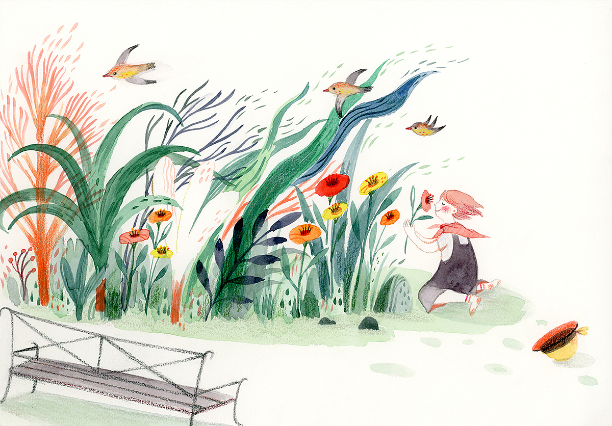 儿童诗歌插画（图ZMjE0OTUwNDk2） - 儿童插画 - 站酷设计师江一蓠原创素材 - 站酷ZCOOL