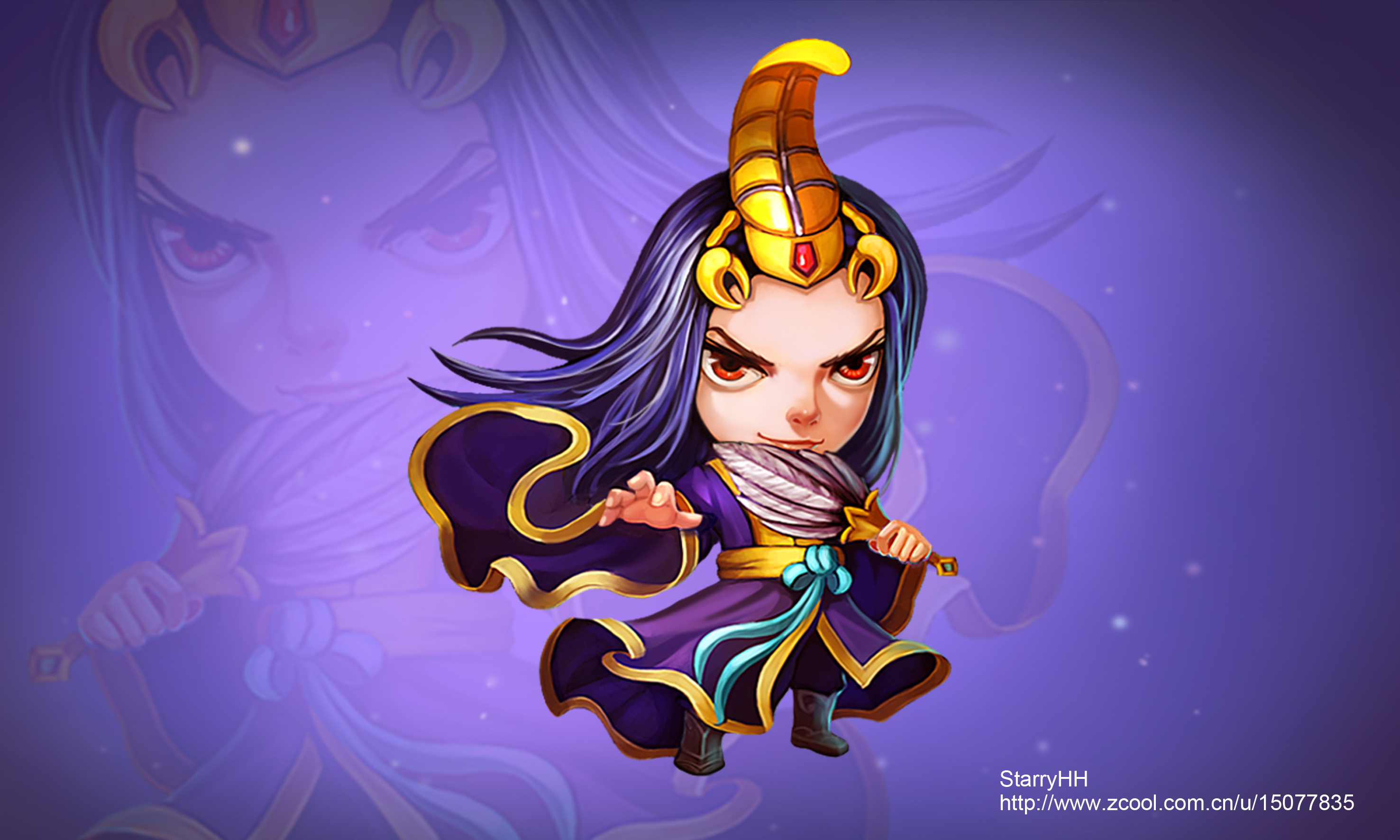 q版三国人物原画设计