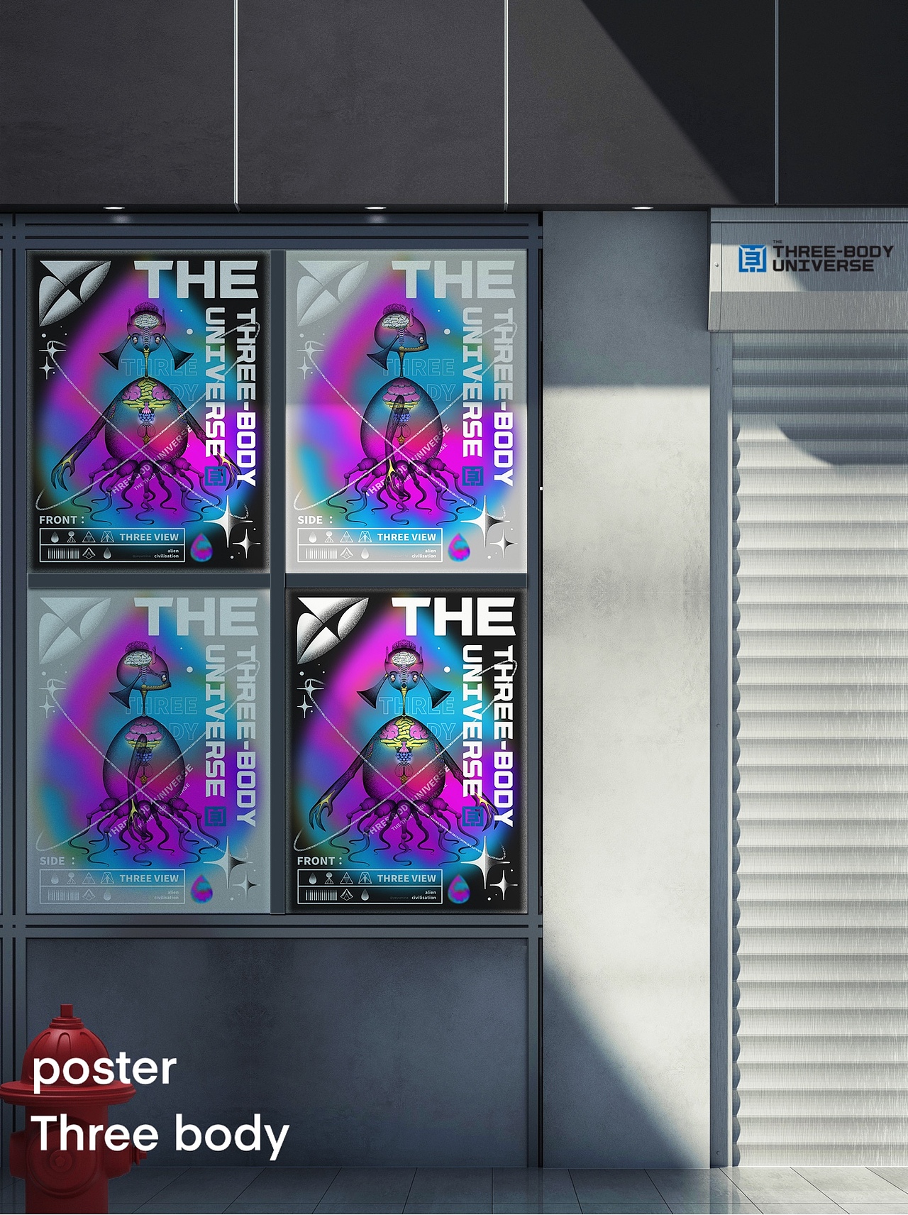 #三体创意合伙人#三体形象创造类、神秘三体与水滴世界（图ZMjgwMzg3NjE2） - IP形象 - 站酷设计师夜鱼美娜yeyumina原创素材 - 站酷ZCOOL