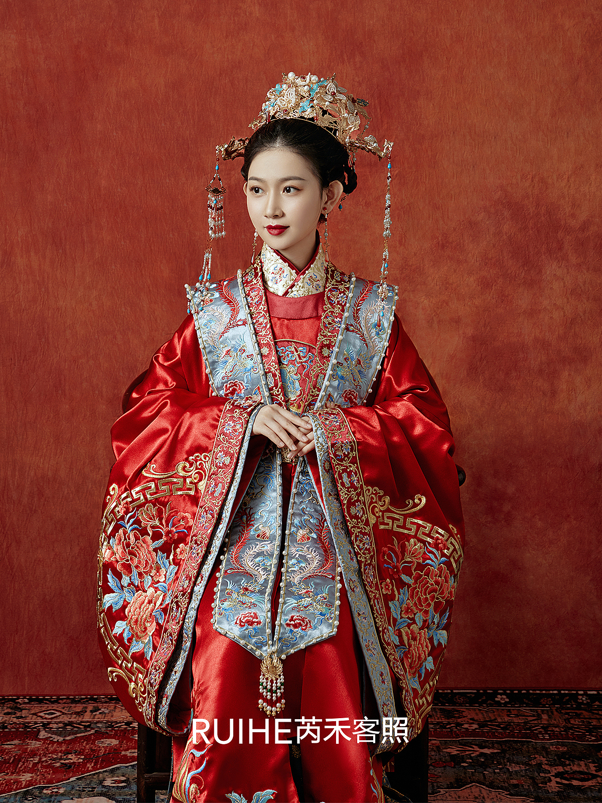 这就是婆婆指定让拍的汉服婚纱照，效果yyds（图ZMjg1Mjg1NzI4） - 婚礼摄影 - 站酷设计师遇见YUJIAN原创素材 - 站酷ZCOOL