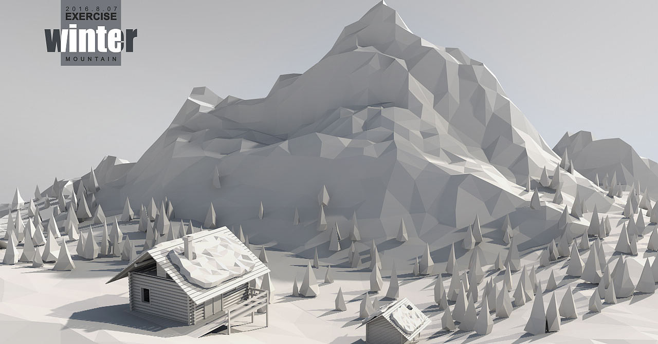 Low-poly（图ZNTU5OTQ4MzY=） - 场景 - 站酷设计师Swfish游鱼原创素材 - 站酷ZCOOL