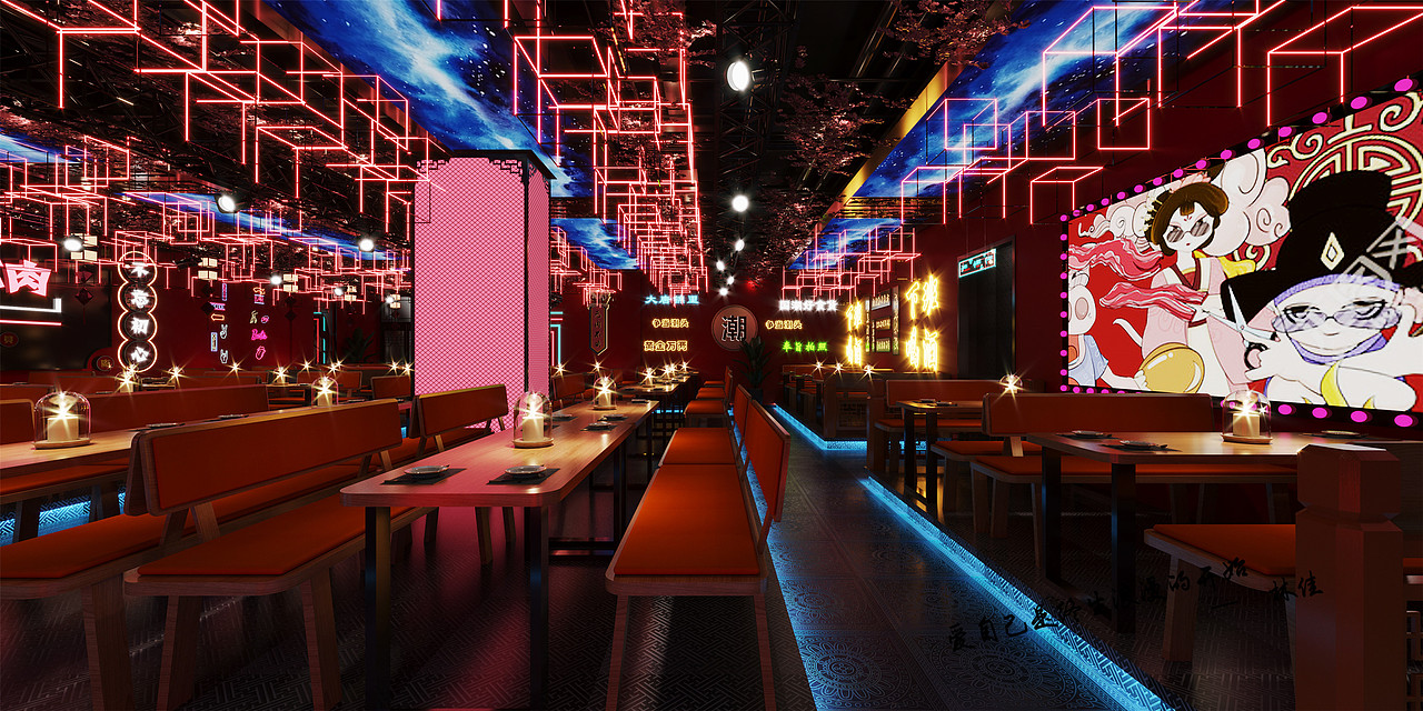 国潮风酒馆 —— 创意很潮很in的国风酒馆