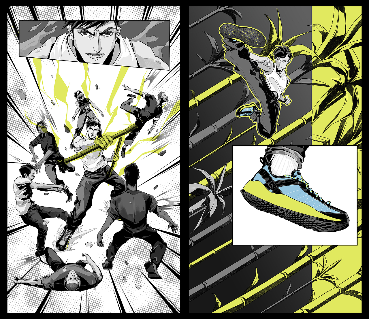 自然力量！Timberland甘蔗鞋H5插画（图ZMjc1MjIwMzM2） - 商业插画 - 站酷设计师蘇立山原创素材 - 站酷ZCOOL