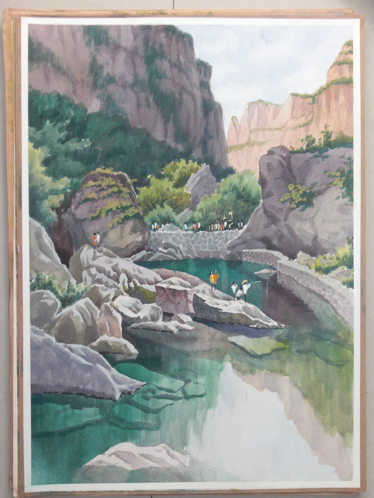 河南石板岩写生