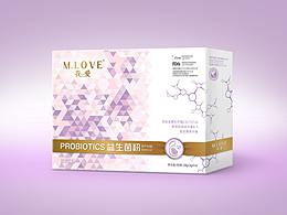 益生菌包装+海报KV（保健品食品包装系列设计）