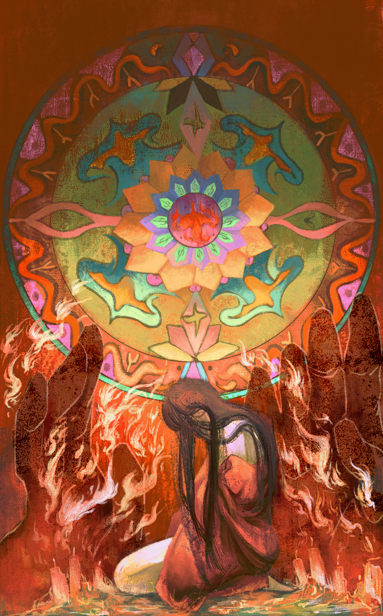 献祭|插画|创作习作|泗巻花 - 原创作品 - 站酷 (zcool)