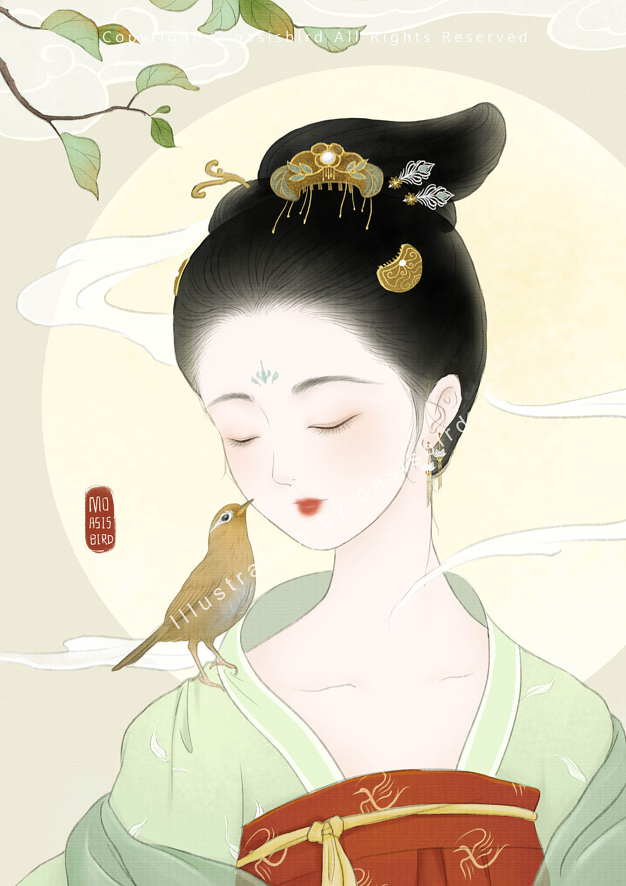 hello画眉小雀仔~（图ZMjQ3NTg0NjQ0） - 艺术插画 - 站酷设计师oasisbird原创素材 - 站酷ZCOOL