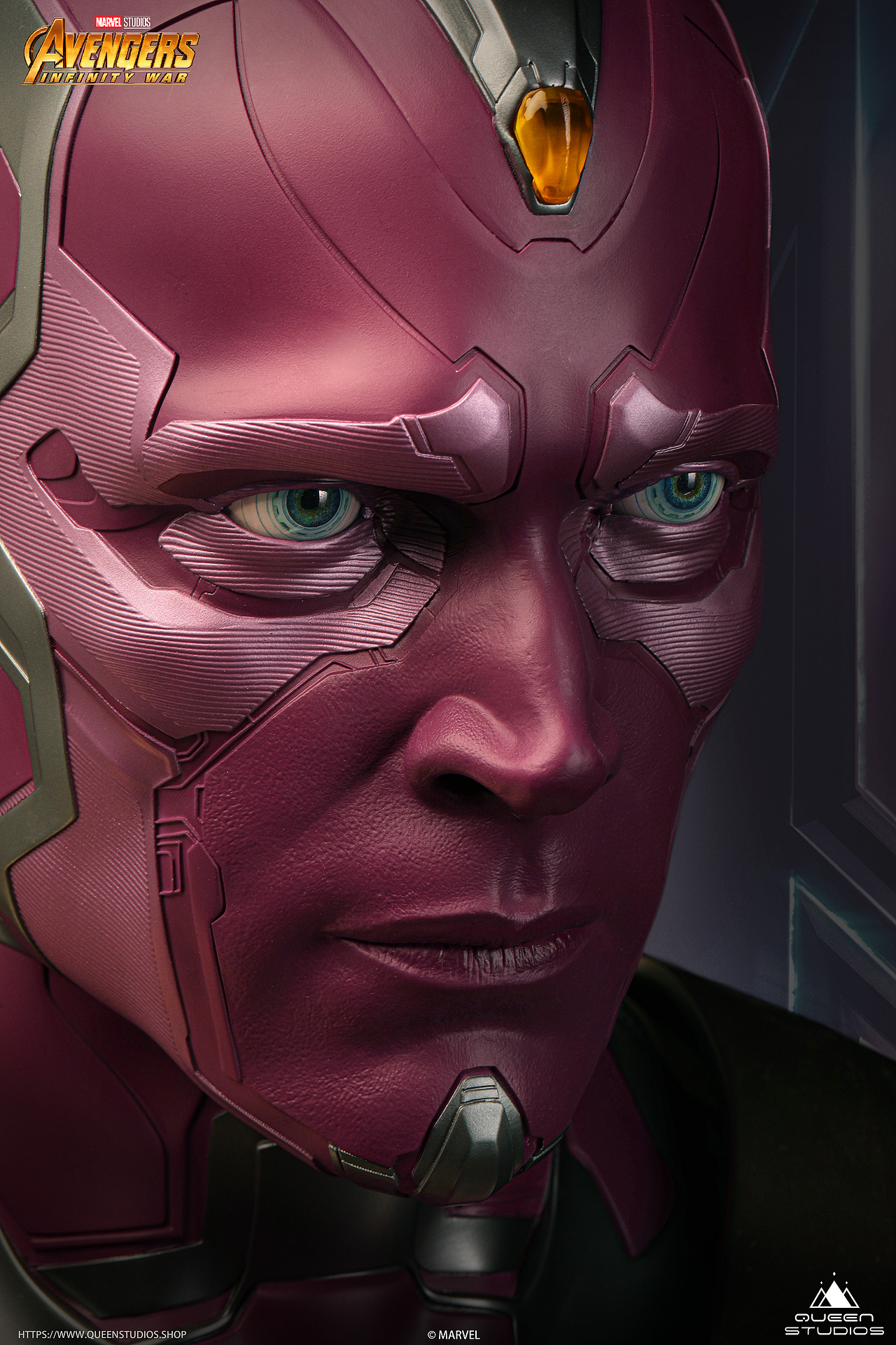 queen studios 幻视1:1胸像官图展示