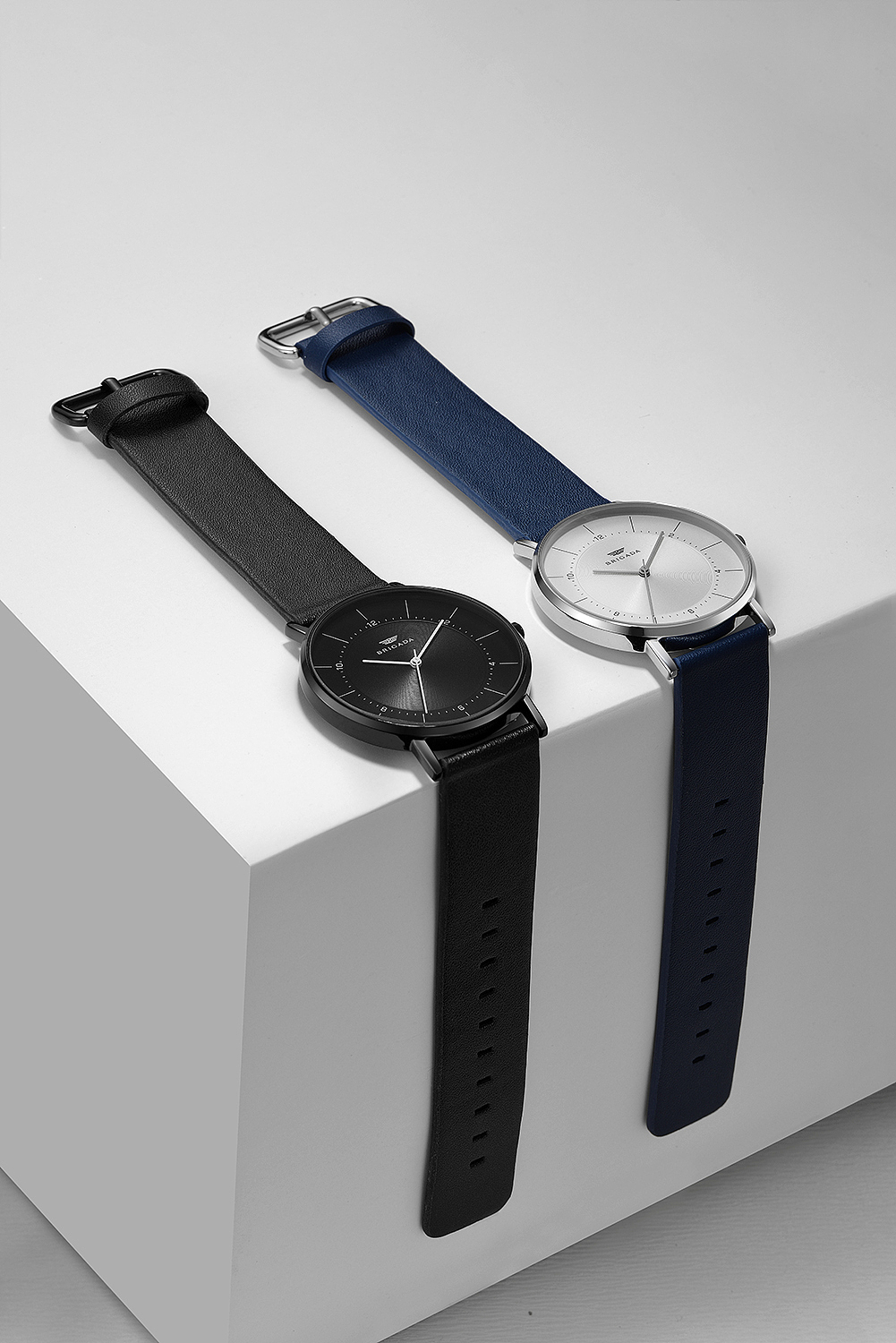 一组风格简约的男表图